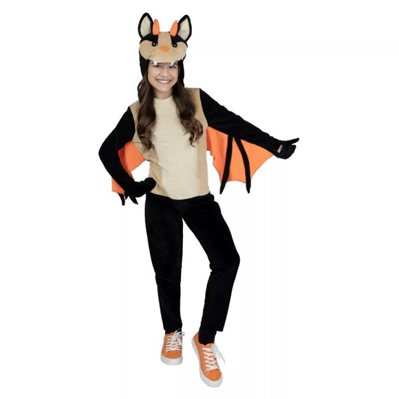 Girls Boys Adopt Me~ BAT DRAGON Plush Halloween Costume Size Med 7/8 L 10/12 NWT - Picture 1 of 2